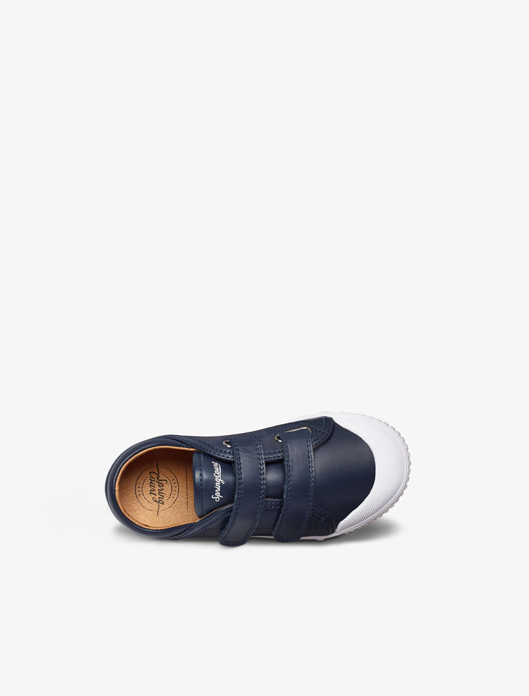 Tennis bleu en cuir pour enfant | Spring Court