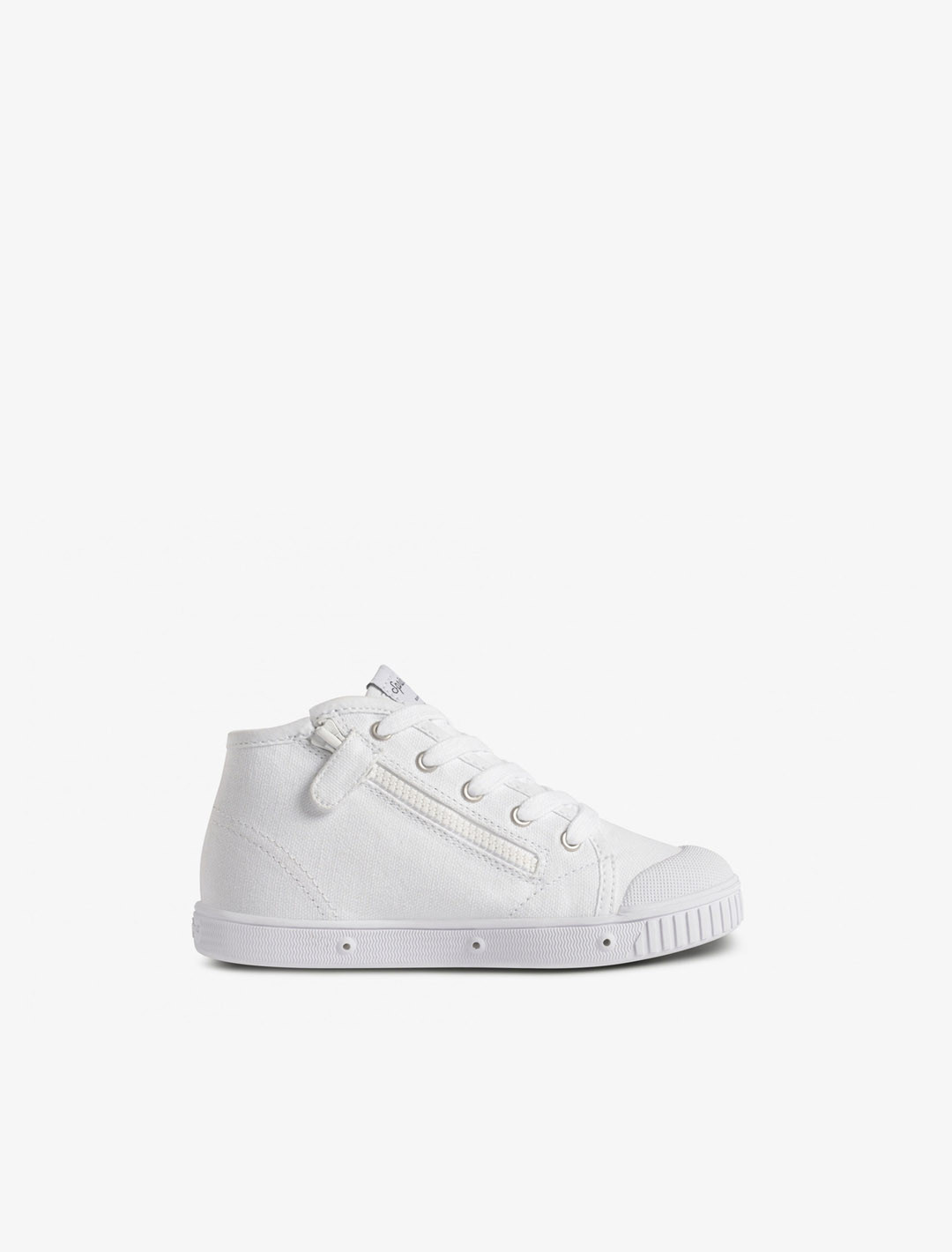 Children's canvas high top trainer | Spring Court