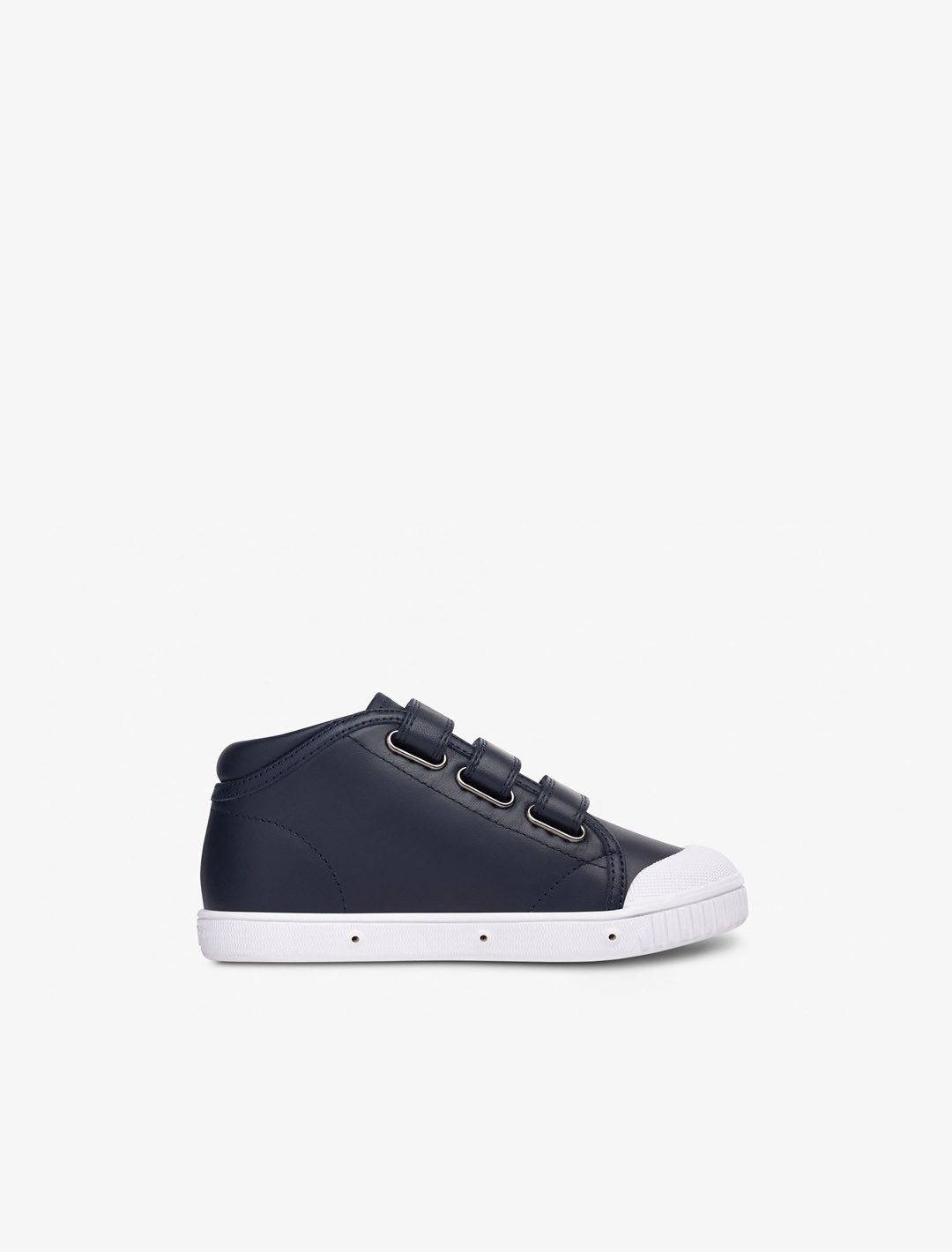 Children's leather high top trainer | Spring Court