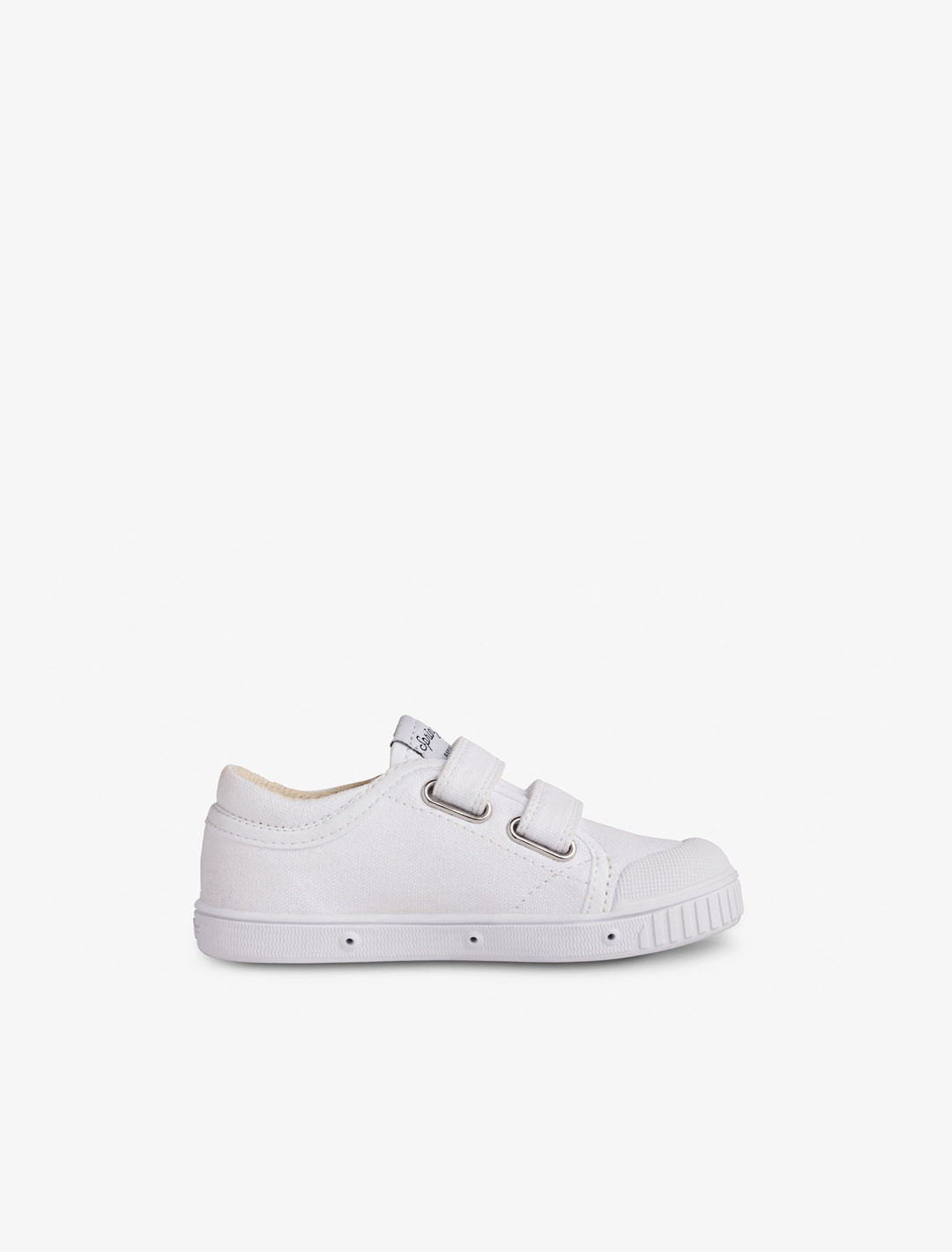 Children's low top trainer in leather | Spring Court